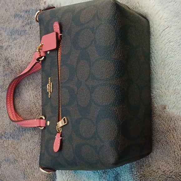 Authentic Coach Mini Gallery Signature Canvas Crossbody Bag - Picture 7 of 10